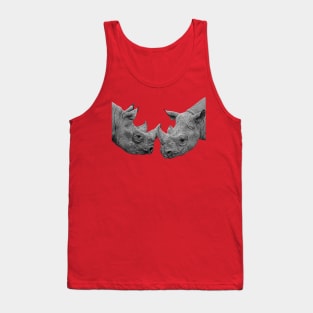 Rhino two heads are better than one! Tank Top